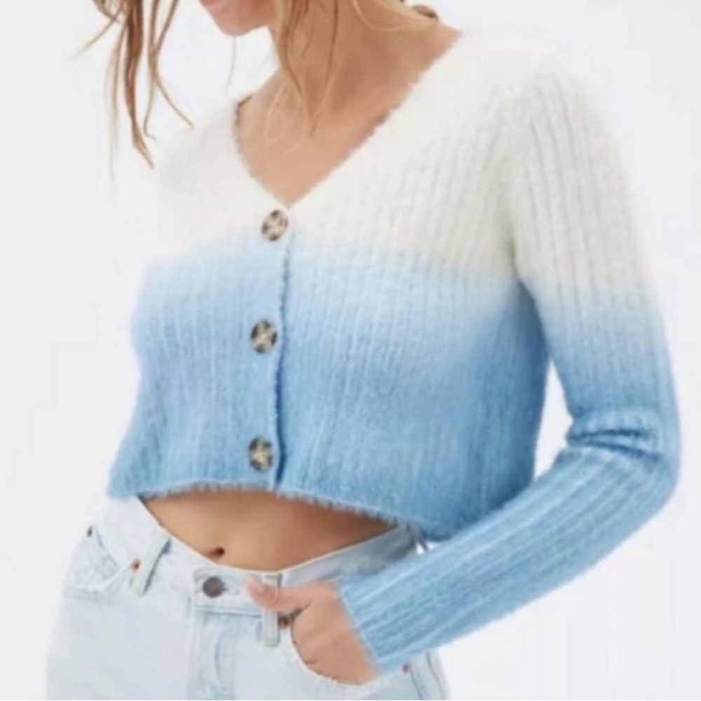 Urban Outfitters Button Up Ombré Cardigan